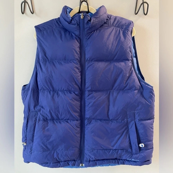 L.L. Bean reversible down puffer vest - Picture 1 of 8